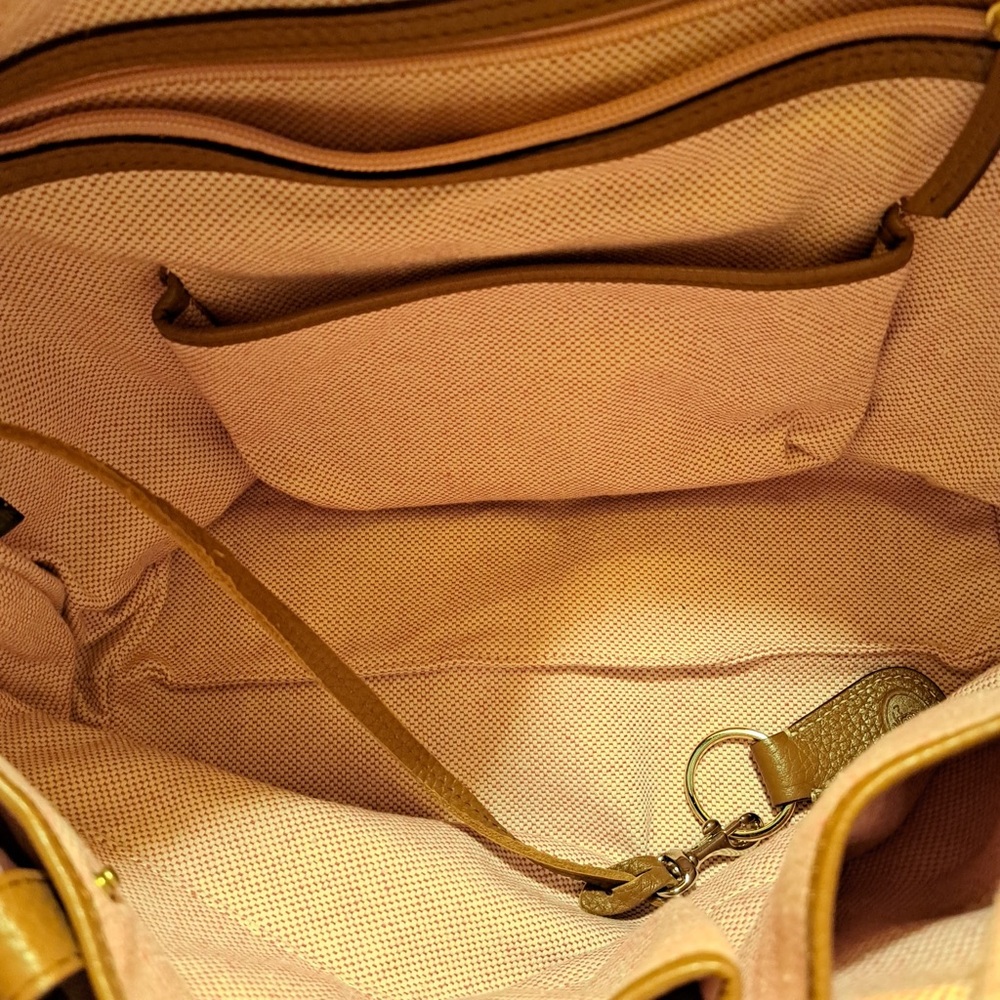 Dooney & Bourke Lucca Leather Logo Lock Hobo - Picture 6 of 15